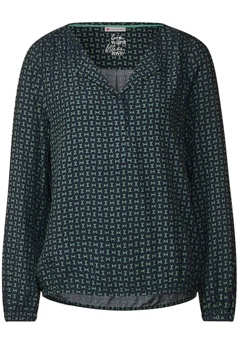 Street One Blusen*Bluse mit Allover Print light brisk green