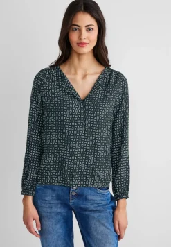 Street One Blusen*Bluse mit Allover Print light brisk green