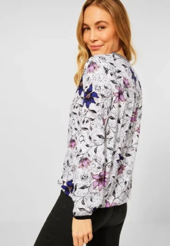Cecil Blusen*Bluse mit Blumen Print vanilla white
