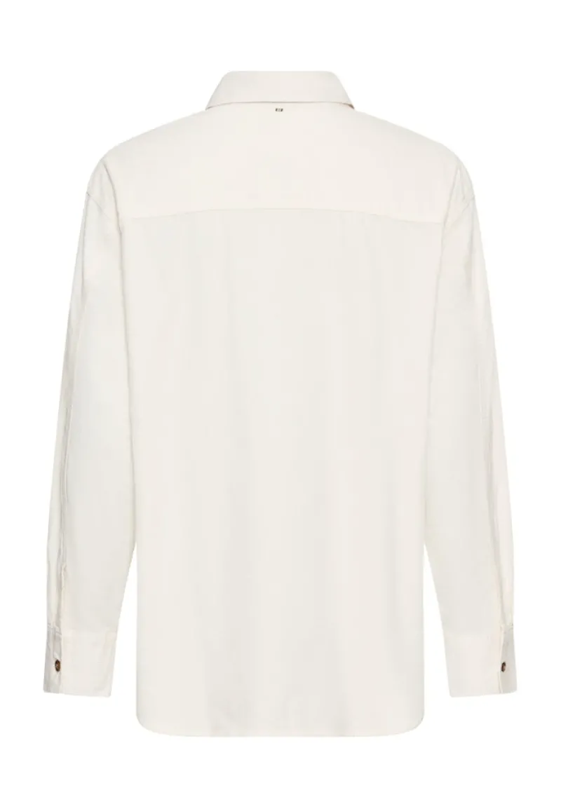 Camel Active Blusen*Bluse mit Brusttasche milk white