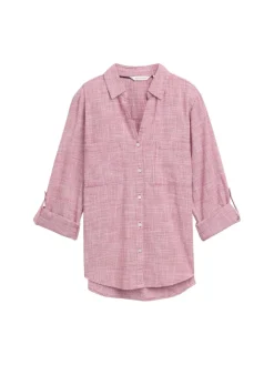 Tom Tailor Blusen*Bluse mit Brusttaschen dark pink