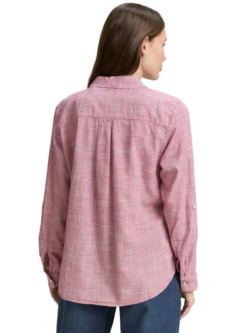 Tom Tailor Blusen*Bluse mit Brusttaschen dark pink