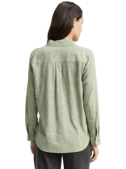 Tom Tailor Blusen*Bluse mit Brusttaschen deep ivy green