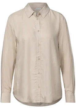 Street One Blusen*Bluse mit Gallonstreifen morning beige mel.