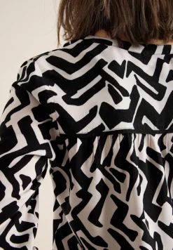 Cecil Blusen*Bluse mit Grafikmuster light greige