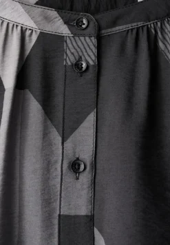 Cecil Blusen*Bluse mit grafischem Muster Black