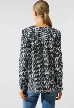 Street One Blusen*Bluse mit grafischem Muster meta lilac