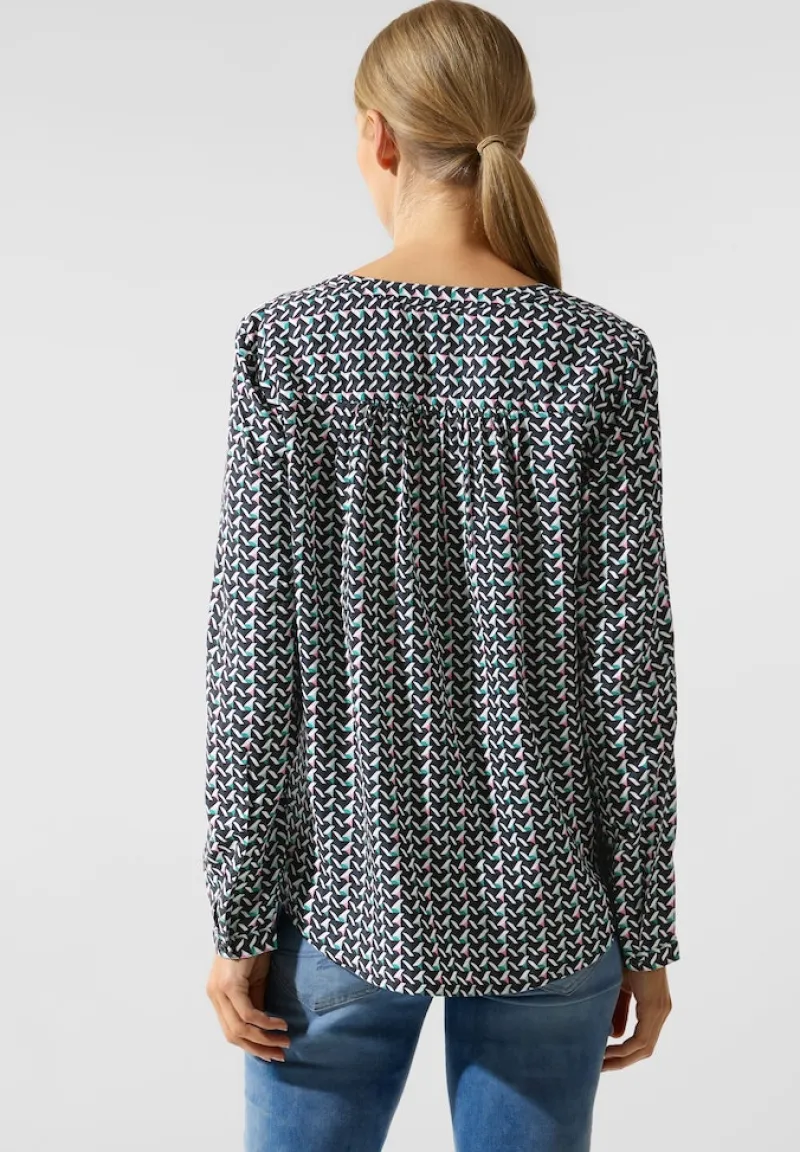 Street One Blusen*Bluse mit grafischem Muster meta lilac