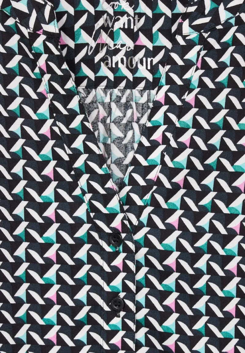 Street One Blusen*Bluse mit grafischem Muster meta lilac