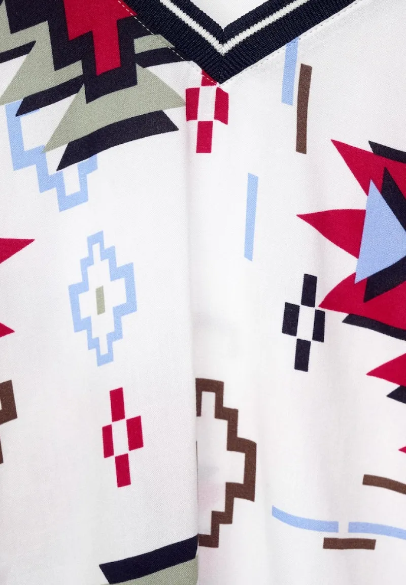 Cecil Blusen*Bluse mit grafischem Print vanilla white