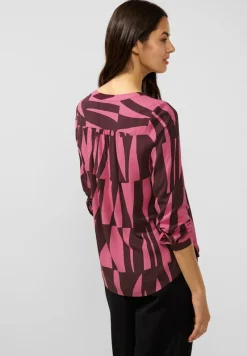 Street One Blusen*Bluse mit grafischem Print legend rose