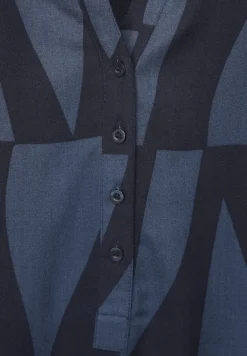 Street One Blusen*Bluse mit grafischem Print deep blue