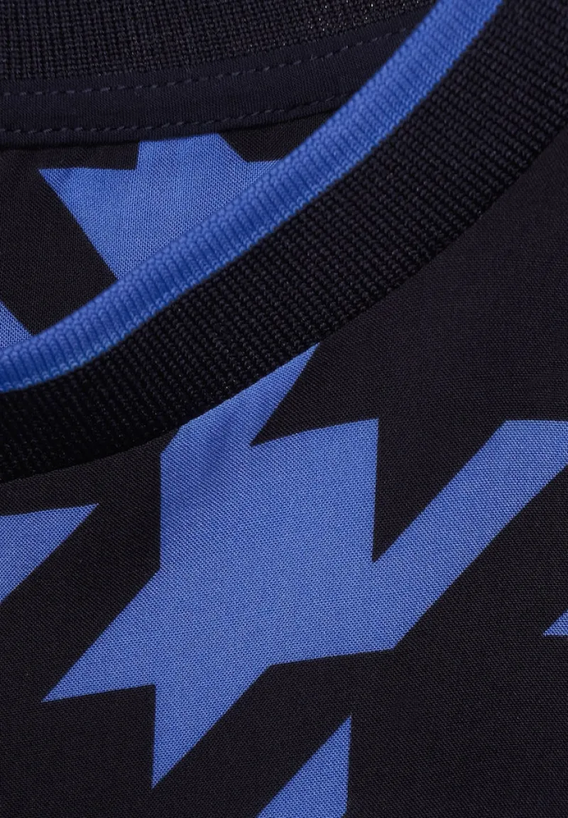 Street One Blusen*Bluse mit Hahnentrittprint mighty blue