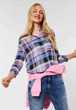 Street One Blusen*Bluse mit Karomuster dazzling blue