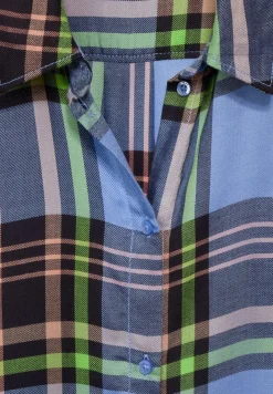 Street One Blusen*Bluse mit Karomuster vivid blue