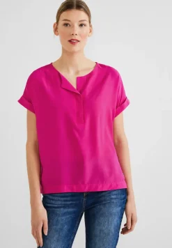 Street One Blusen*Bluse mit Klappenkragen nu pink