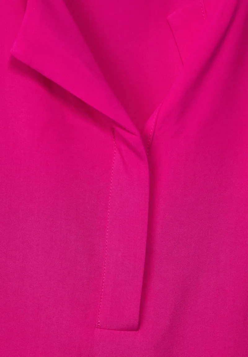 Street One Blusen*Bluse mit Klappenkragen nu pink