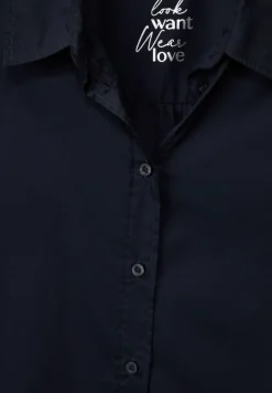 Street One Blusen*Bluse mit Knopfleiste deep blue