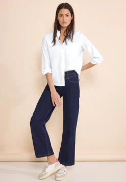 Street One Blusen*Bluse mit Knopfleiste white