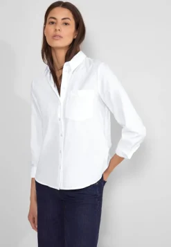 Street One Blusen*Bluse mit Knopfleiste white