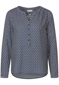 Street One Blusen*Bluse mit Minimalprint deep blue