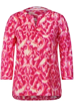 Cecil Blusen*Bluse mit modernem Print pink sorbet