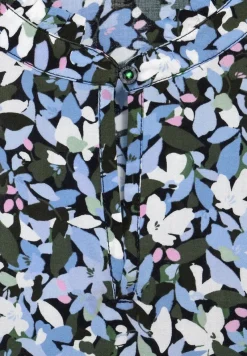 Street One Blusen*Bluse mit Multicolour Print dark vintage blue