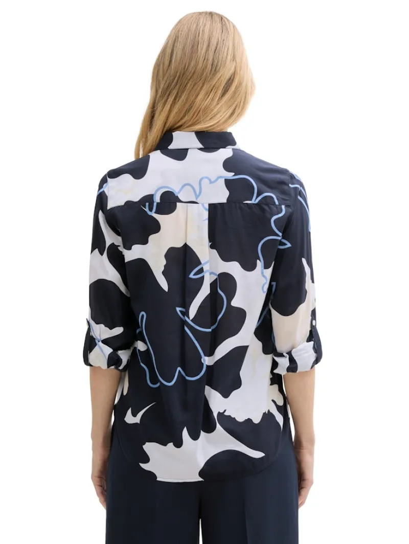Tom Tailor Blusen*Bluse mit Muster big floral shapes design
