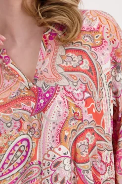 Monari Blusen*Bluse mit Paisleymuster apricot gemustert