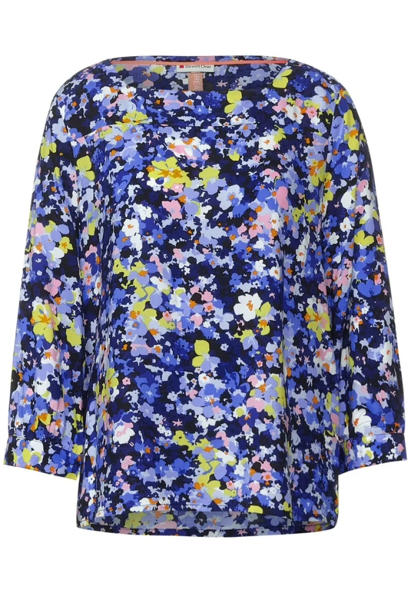 Street One Blusen*Bluse mit Print grand blue