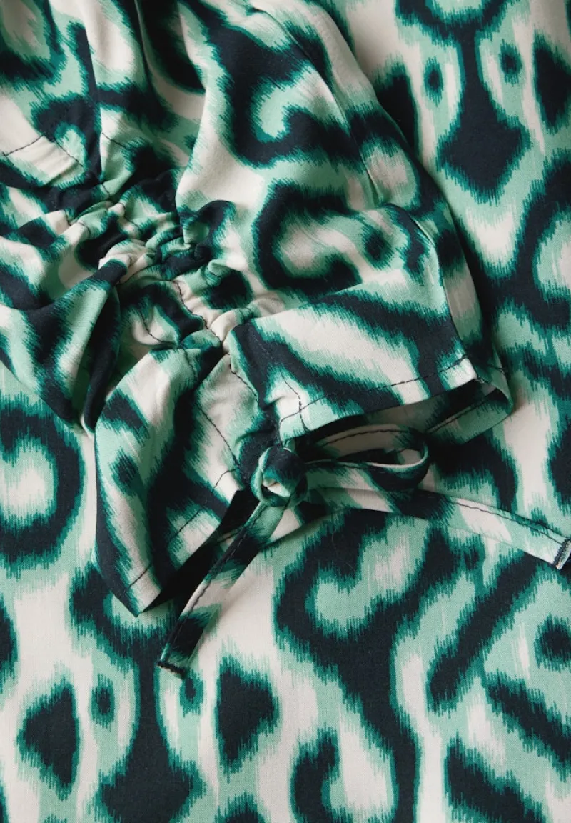 Street One Blusen*Bluse mit Raffung am Arm hunter green