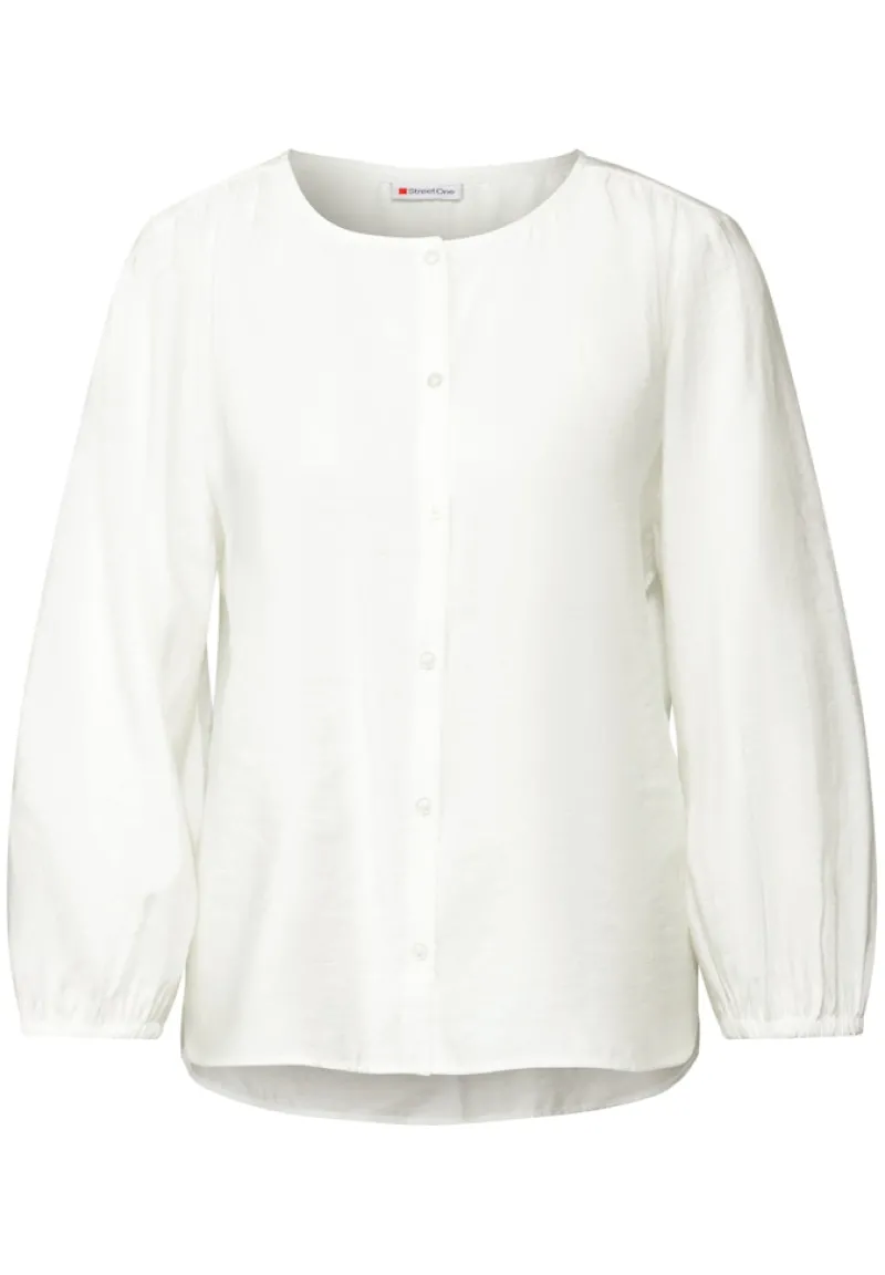 Street One Blusen*Bluse mit Raffungen off white