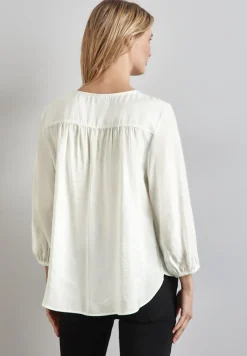Street One Blusen*Bluse mit Raffungen off white