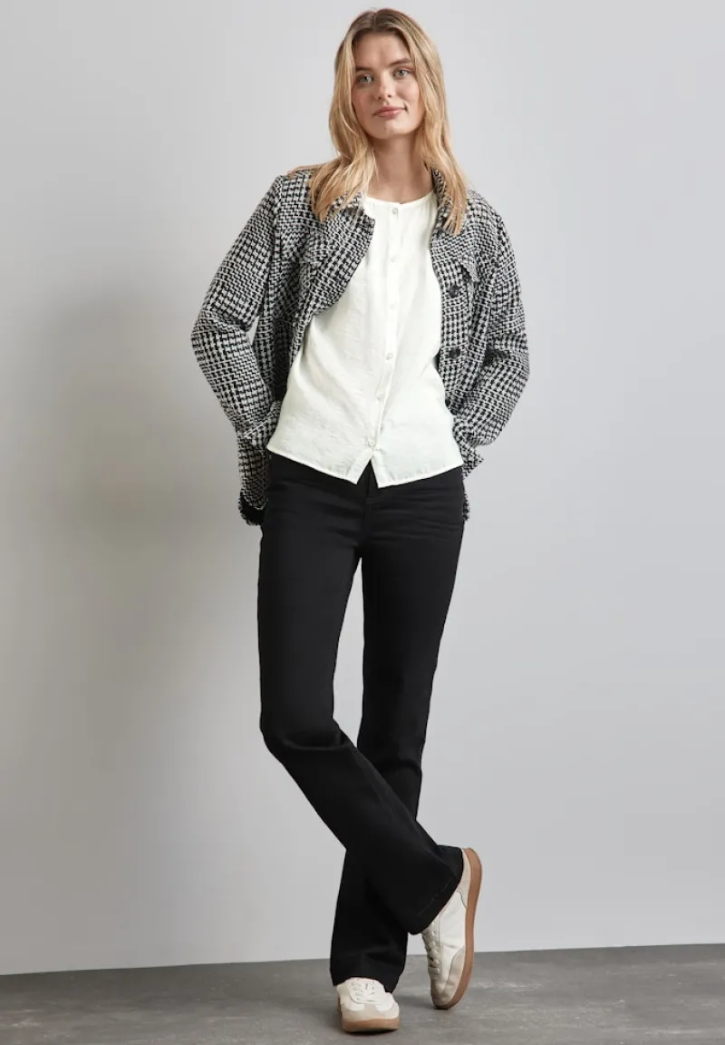 Street One Blusen*Bluse mit Raffungen off white