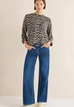 Cecil Blusen*Bluse mit Smock-Ausschnitt raw khaki