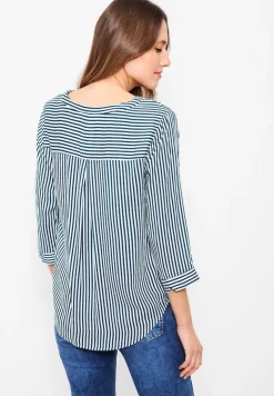 Cecil Blusen*Bluse mit Streifen teal blue
