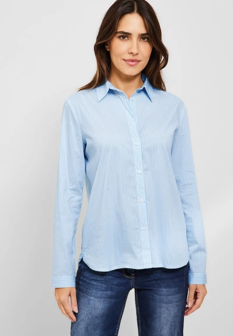 Cecil Blusen*Bluse mit Streifenmuster faded blue