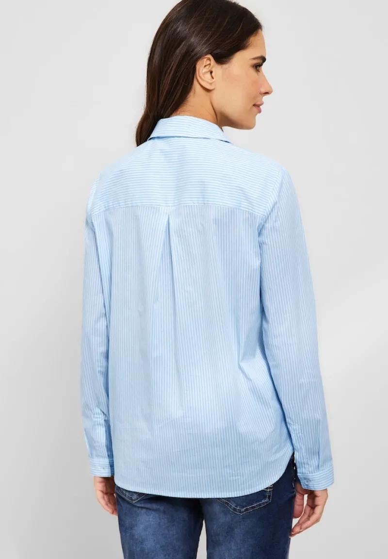 Cecil Blusen*Bluse mit Streifenmuster faded blue