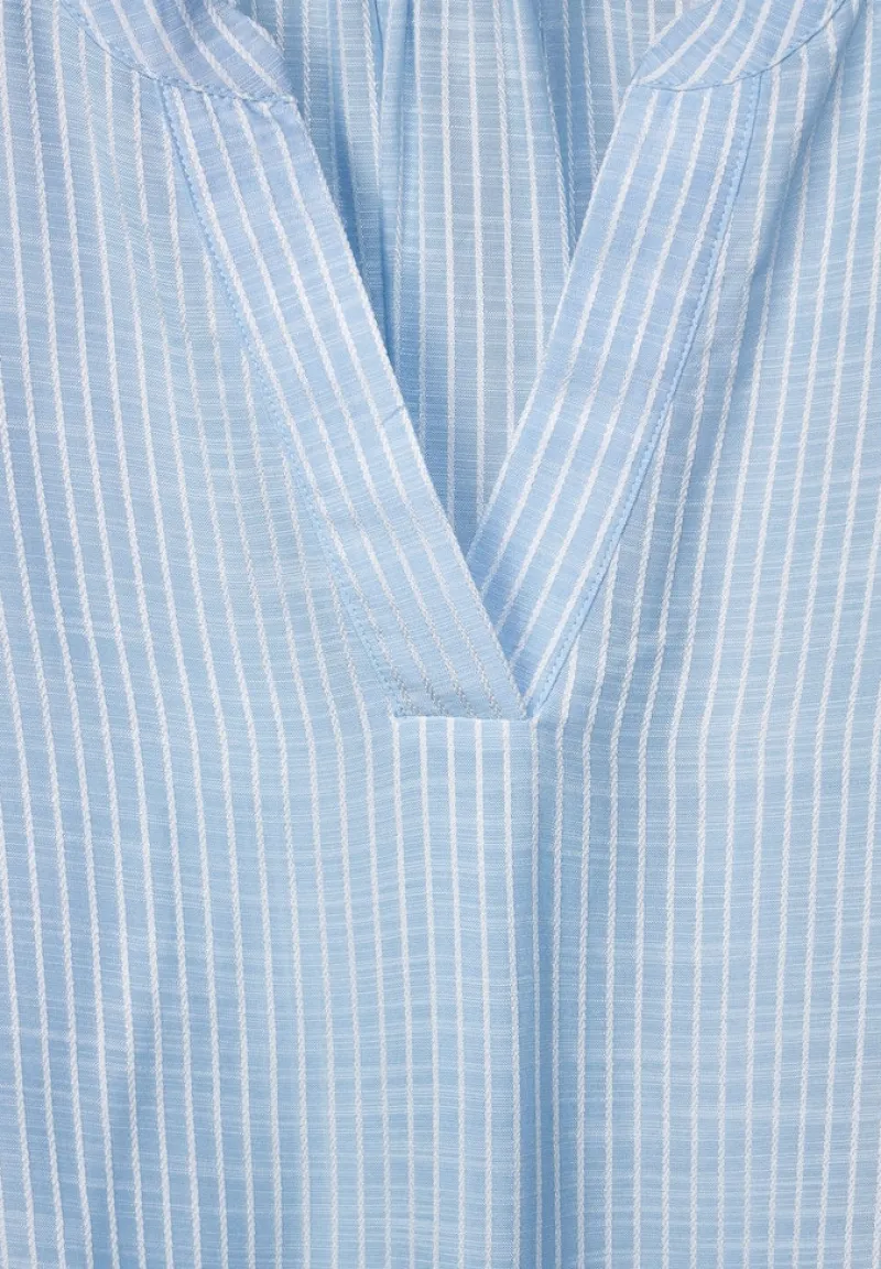 Street One Blusen*Bluse mit Streifenmuster light splash blue
