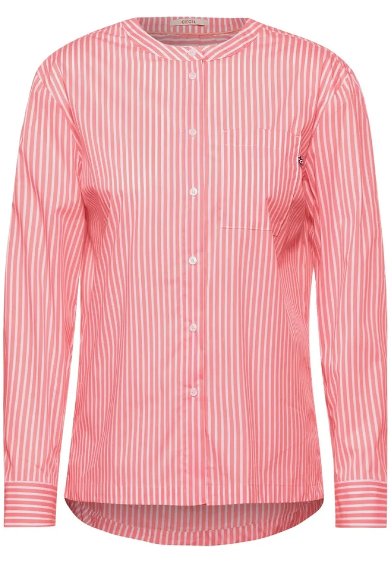Cecil Blusen*Bluse mit Streifenmuster rose pepper