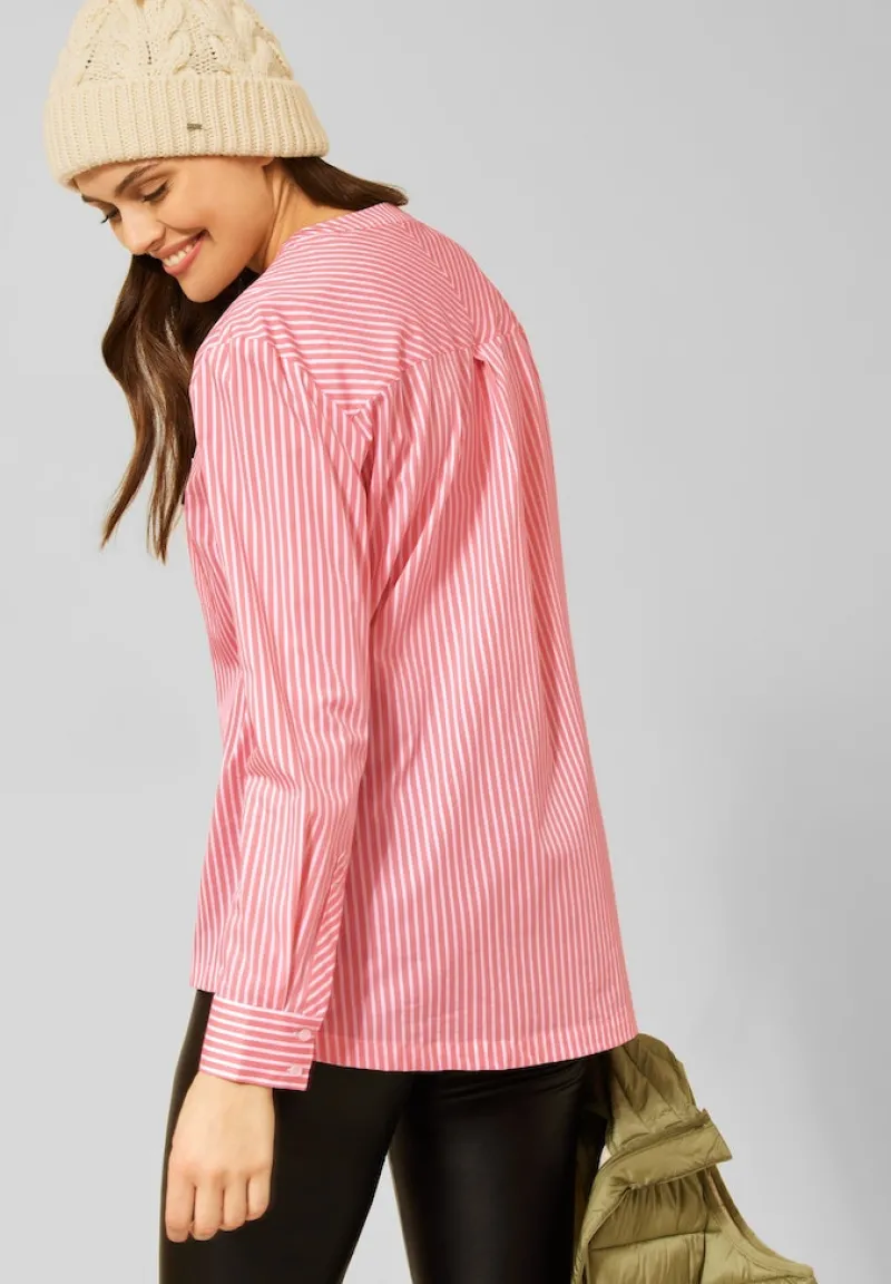 Cecil Blusen*Bluse mit Streifenmuster rose pepper