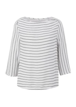 s.Oliver Blusen*Bluse mit U-Boot-Ausschnitt ecru