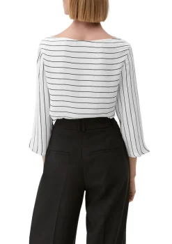 s.Oliver Blusen*Bluse mit U-Boot-Ausschnitt ecru