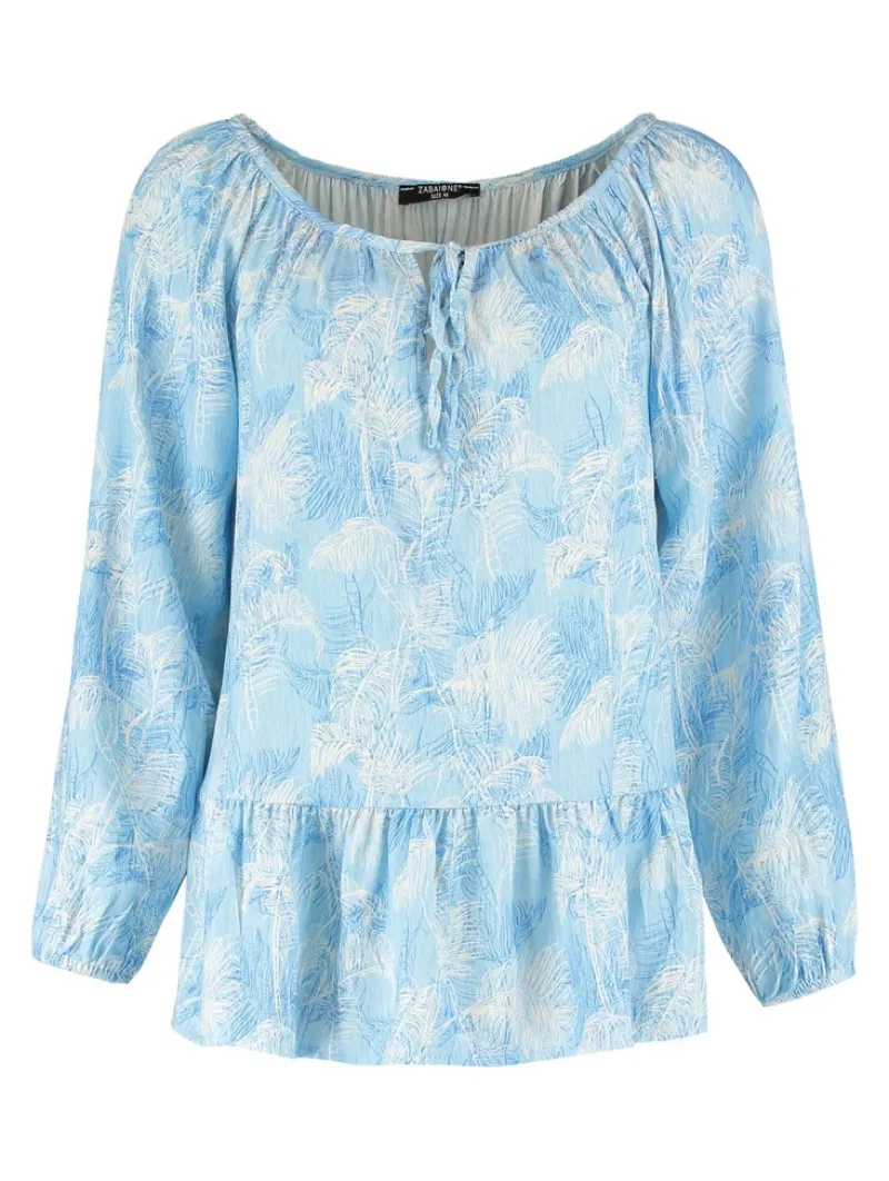 Zabaione Blusen*Bluse Sandra sky blue