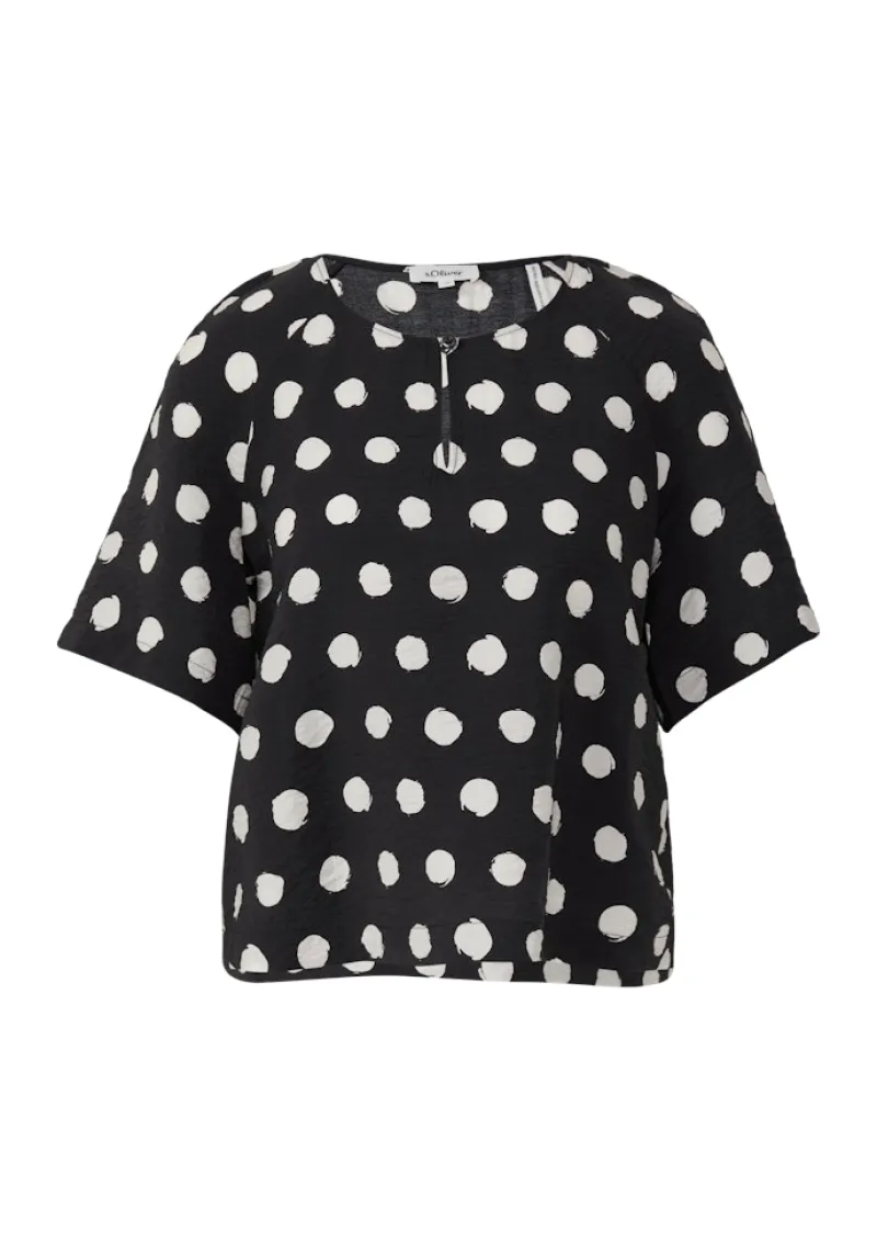 s.Oliver Blusen*Bluse Schwarz