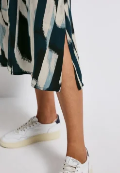 Street One Kleider*Blusenkleid mit Ikat Print tide blue