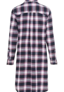 Camel Active Kleider*Blusenkleid mit Karomuster purple check