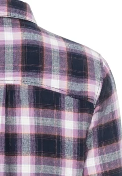 Camel Active Kleider*Blusenkleid mit Karomuster purple check