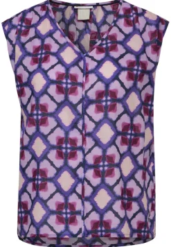 Street One Blusen*Blusenshirt mit Print bellflower lilac