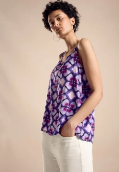 Street One Shirts*Blusentop mit Print bellflower lilac